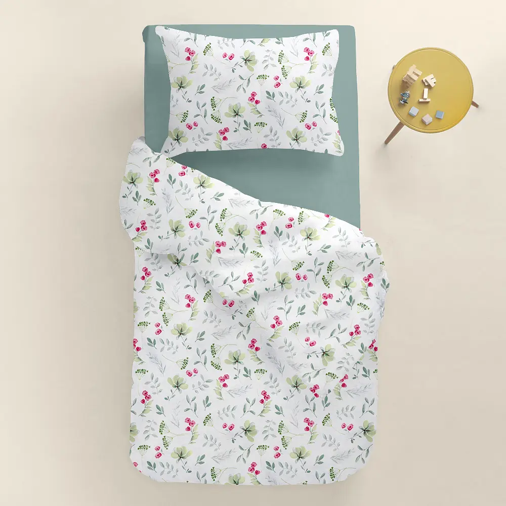 Дитяча постільна білизна в ліжечко SUMMER FLOWERS COSAS (4822052343678) - фото 2