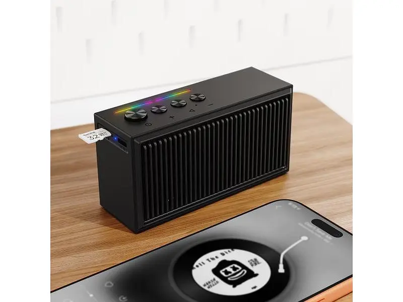 Портативна колонка Acefast K9 Go Black (6974316286301) - фото 6