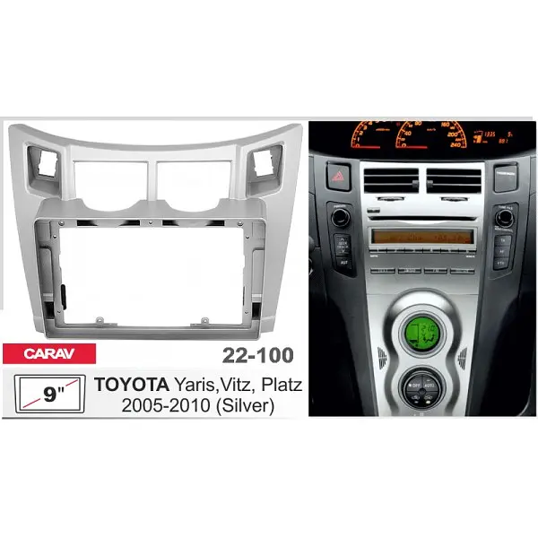 Переходная рамка Toyota Yaris Carav 22-100 - фото 4
