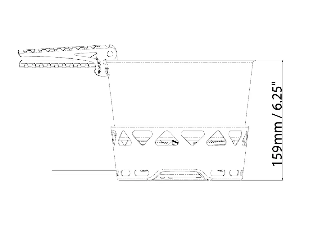 Система приготування їжі Primus Essential Stove Set 1,3 л (1046-351030) - фото 4