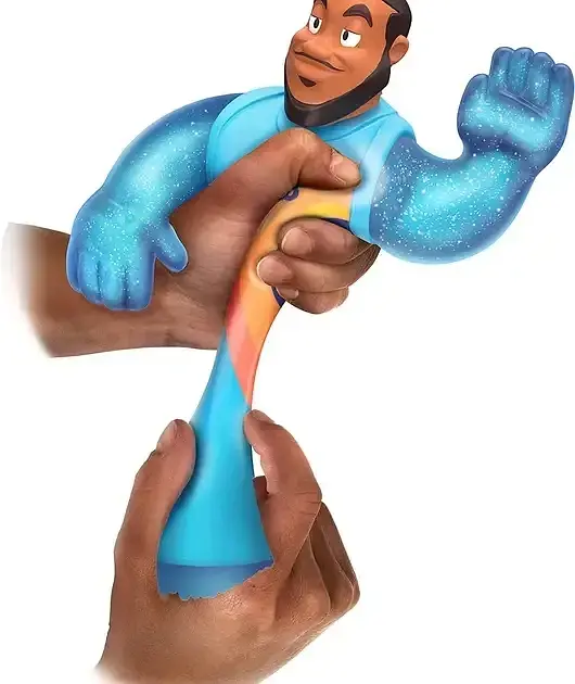 Іграшка антистрес Леброн Джеймс Moose Toys Goo Jit Zu Space Jam LeBron James, фігурка тягучка Stretch висота 13 см (SKU-245) - фото 3