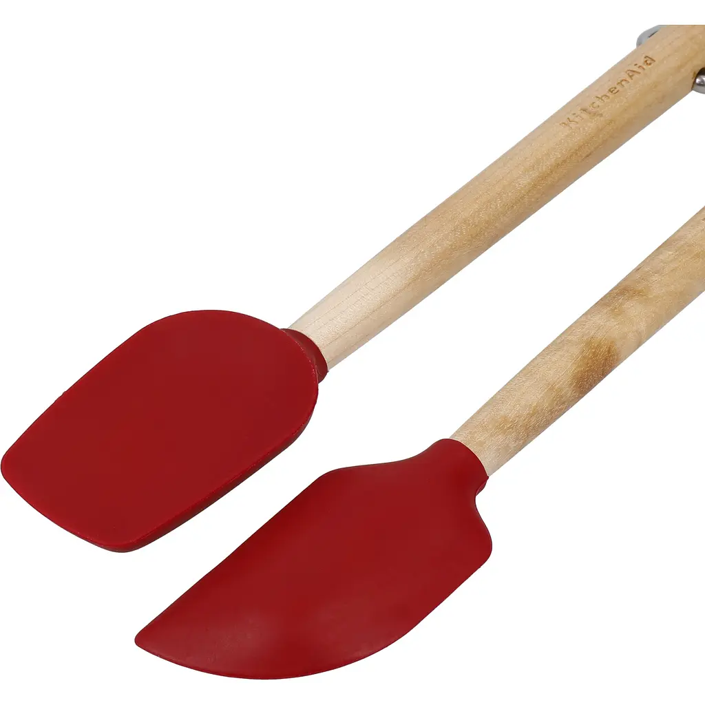 Набір лопаток для тіста KitchenAid Coreline червоний 2 предмети (KQR750OHERE) - фото 4