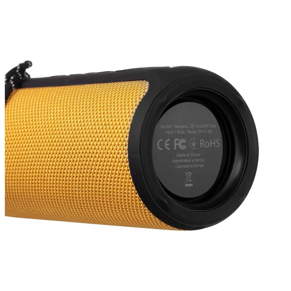 Портативная колонка 2E SoundXTube Yellow (2E-BSSXTWYW) - фото 8