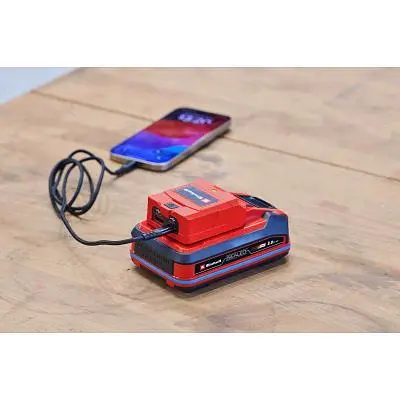Зарядний пристрій Einhell USB акумуляторний TC-CP 18 Li USB A/C - Solo, PXC, 18В, Type-A/Type-C, 2A (4514148) - фото 5
