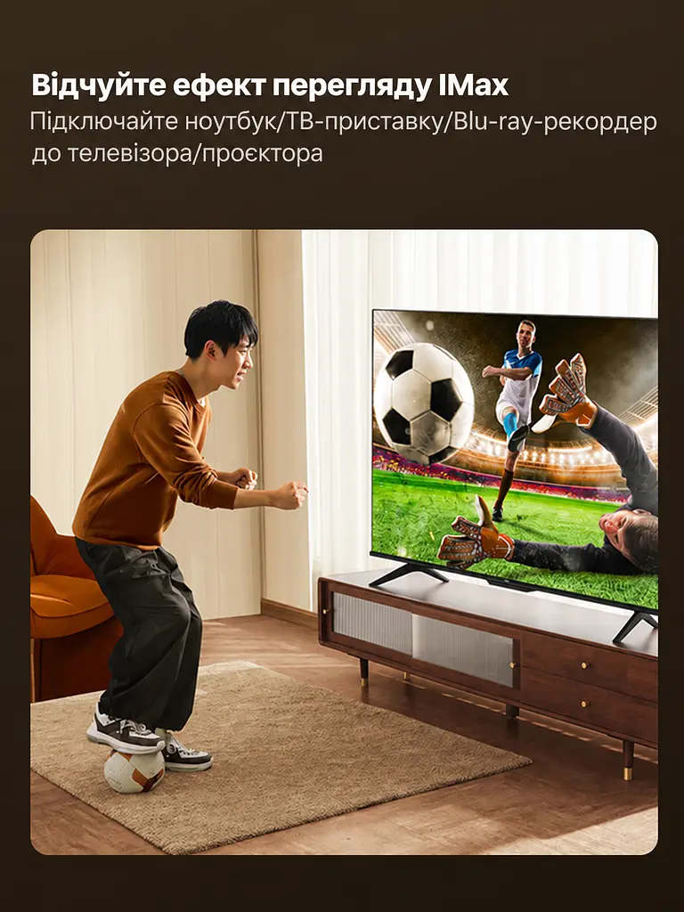 Оптоволоконний кабель HDMI UGREEN HD183 2.1 8K 60 Гц 10 м чорний (55504) - фото 9