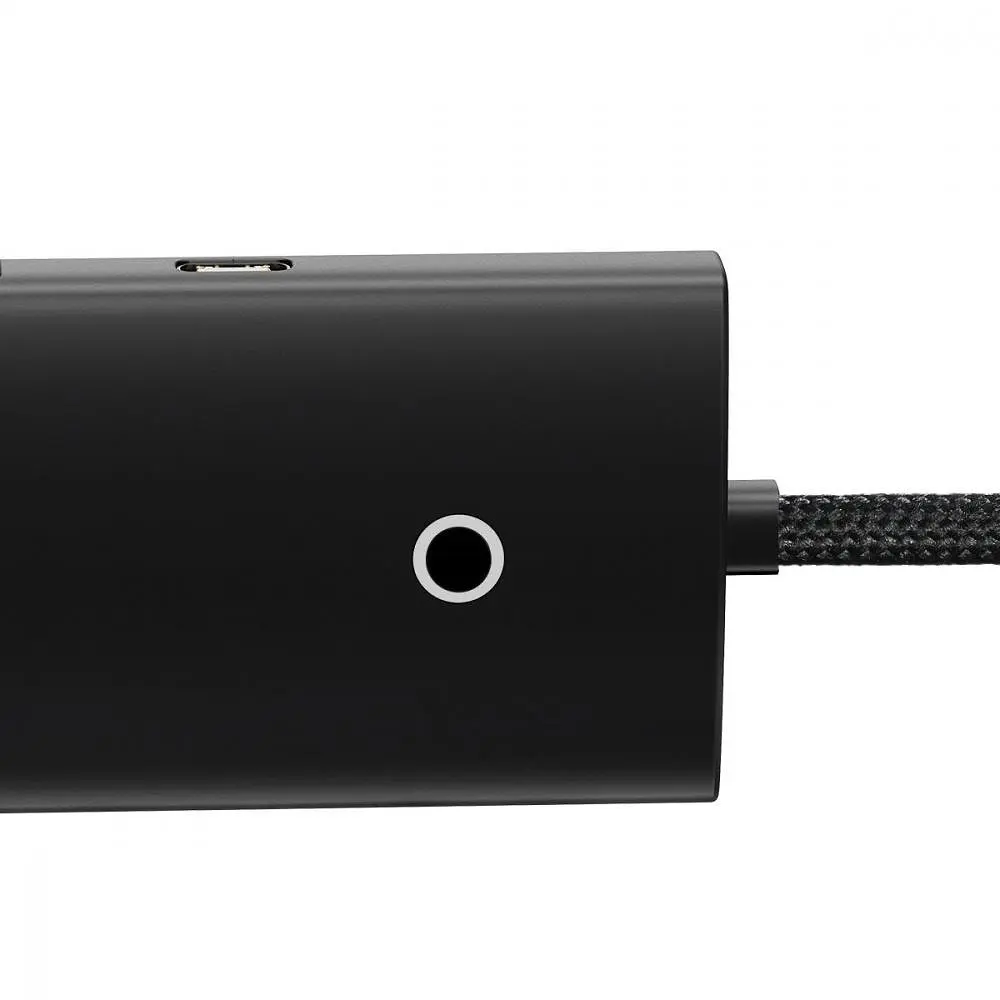 USB-Хаб Baseus USB-Hub Lite Series 4-Port USB-A HUB Adapter (USB-A to USB 3.0*4) 25cm Black (WKQX030001) - фото 6