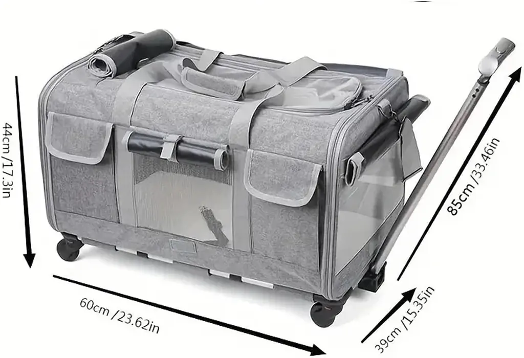 Сумка для перенесення Bestopet (Люпосанчик) Folding Pet Trolley Bag для котів і собак - фото 4