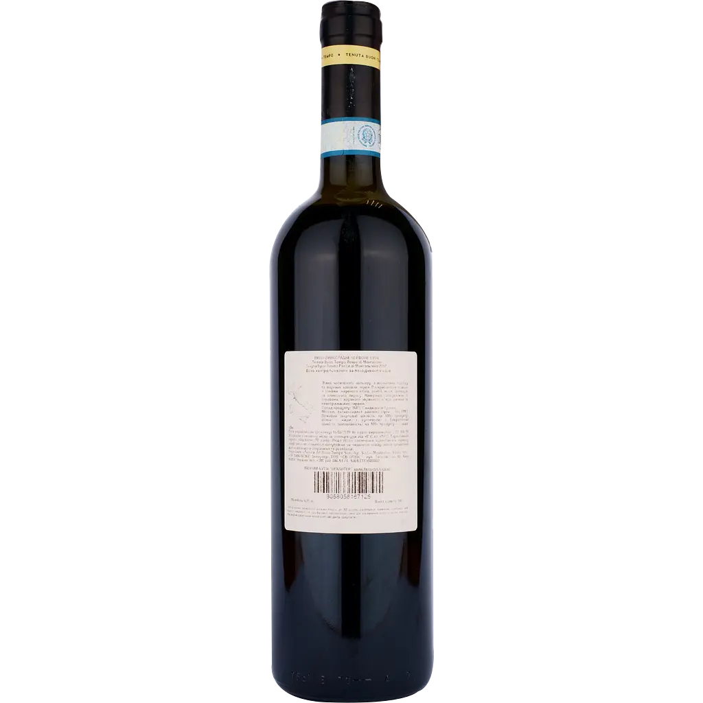 Вино Tenuta Buon Tempo Rosso di Montalcino DOC красное, сухое, 14% 0,75 л - фото 2