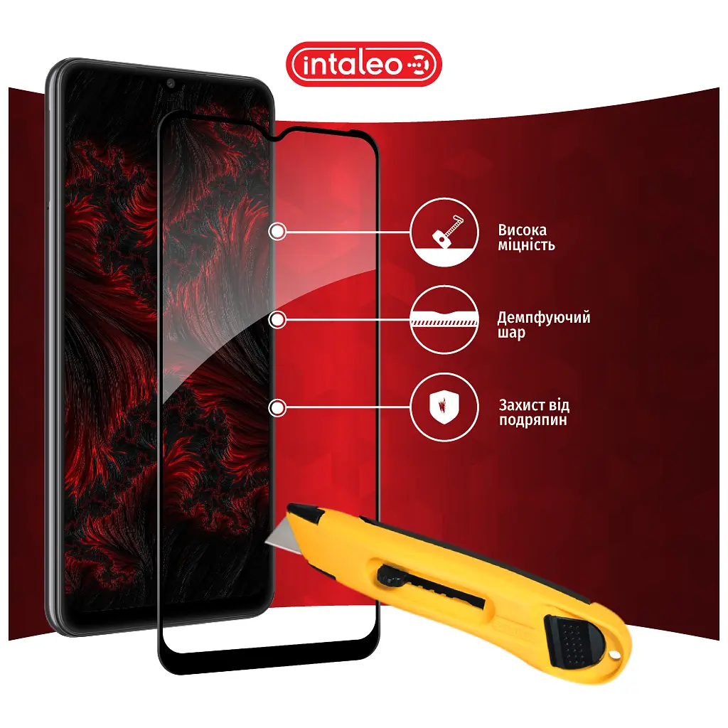 Скло захисне Intaleo Full Glue Samsung A32 5G Black (1283126541742) - фото 5
