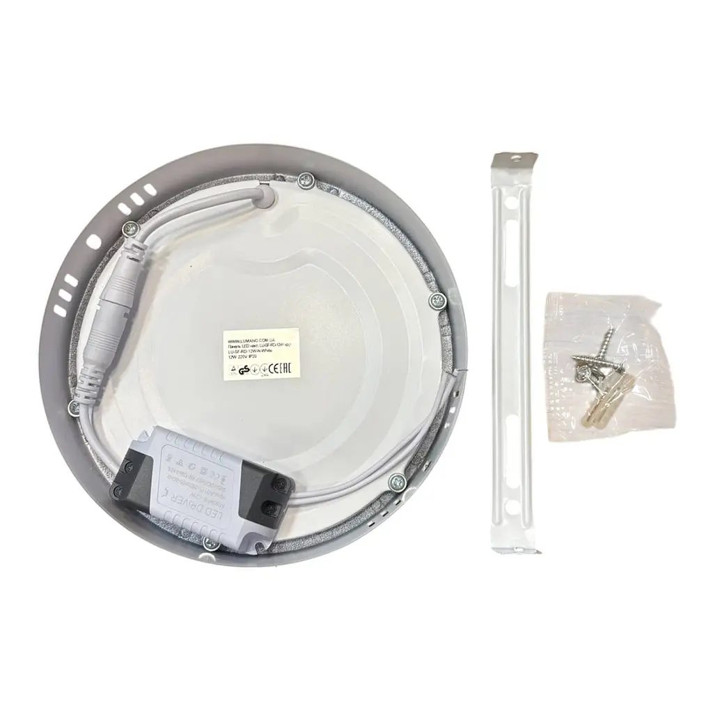 Панель LED 12W коло (160*30 мм) 4000K LUMANO - фото 3