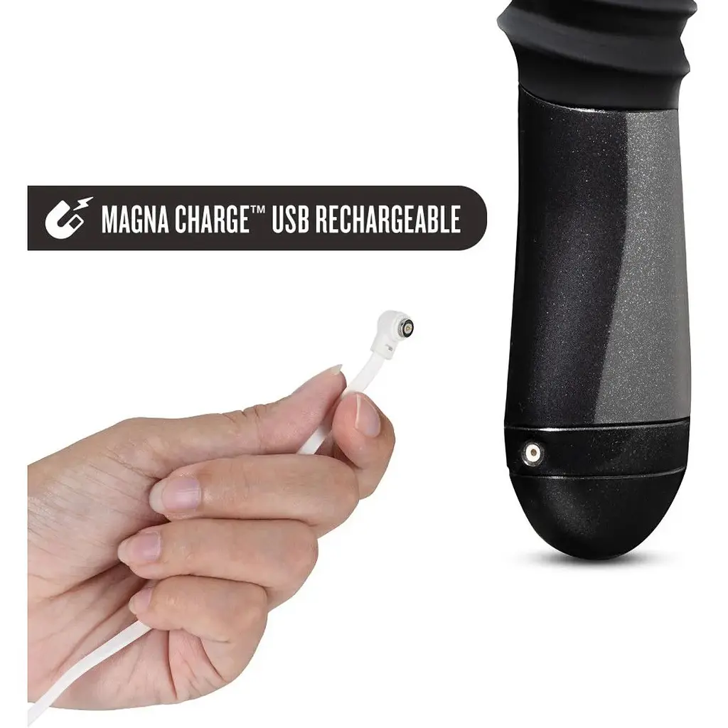 Пульсатор Blush Temptasia - Lazarus Thrusting Dildo - Black - фото 3