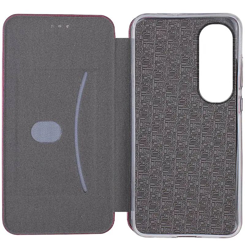 Шкіряний чохол-книжка Classy для Oppo A60 4G Бордовий - фото 3