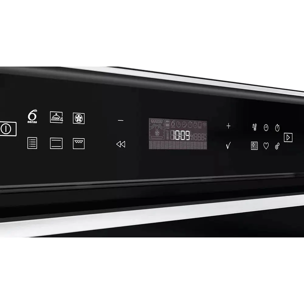 Духовой шкаф электрический Whirlpool 73 л A+ дисплей конвекция телескопические направляющие черный - фото 5