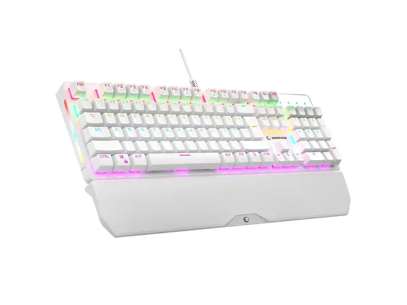 Клавіатура Rampage UMBRA KB-R86 Blue Switch White (KB-R86WHITEBS) - фото 2