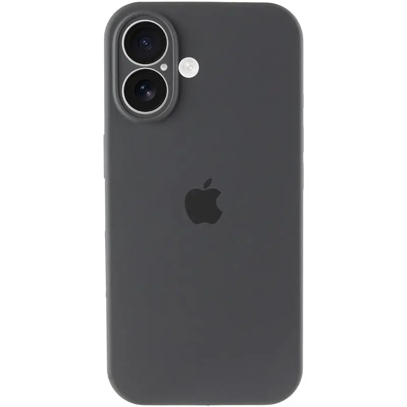 Чохол Epik Silicone Case Full Camera Protective AA для Apple iPhone 17 6.3" Сірий/Dark Gray - фото 2