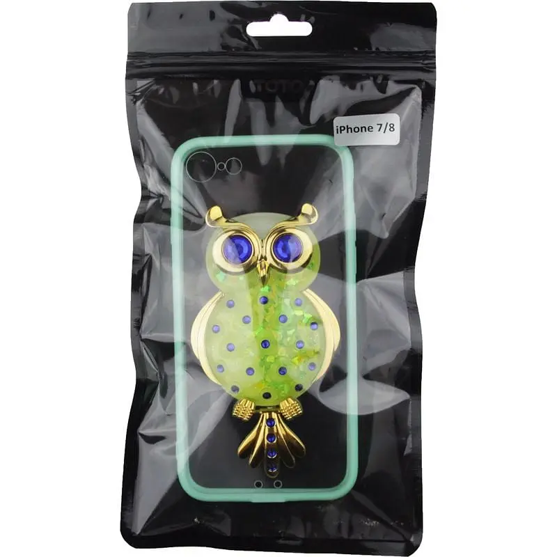 Чохол-накладка Toto TPU Case Decorative Stones iPhone 7/8/SE 2020 Owl Green - фото 2
