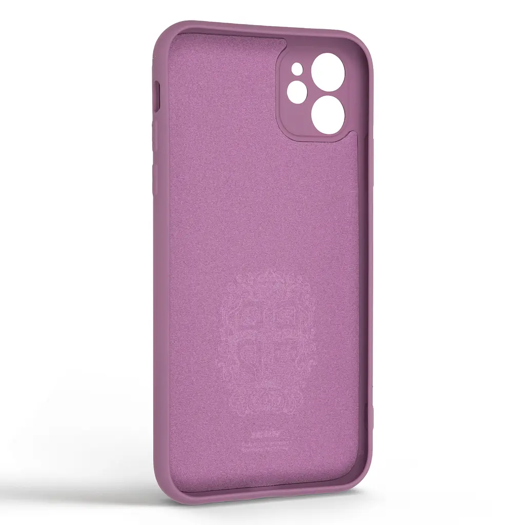 Силиконовый чехол для Apple iPhone 11, Icon Ring, фиолетовый, панель-накладка, с кольцом-подставкой на 360°, противоударный, возможность использования магнитных держателей, ArmorStandart (ARM68651) - фото 2