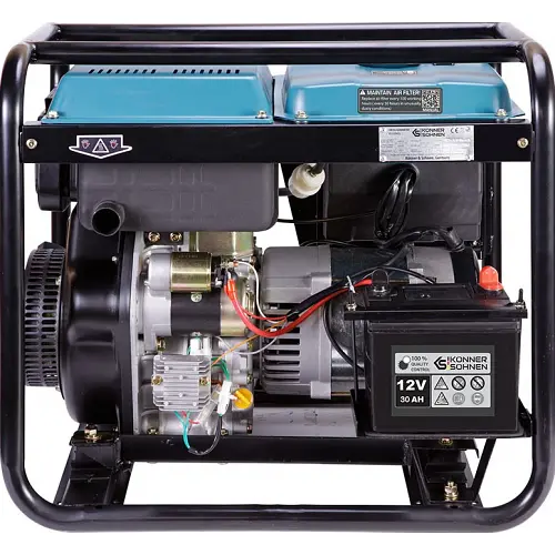 Генератор Könner&Söhnen KS 9100HDE-1/3 ATSR (7,5 кВт) - фото 4