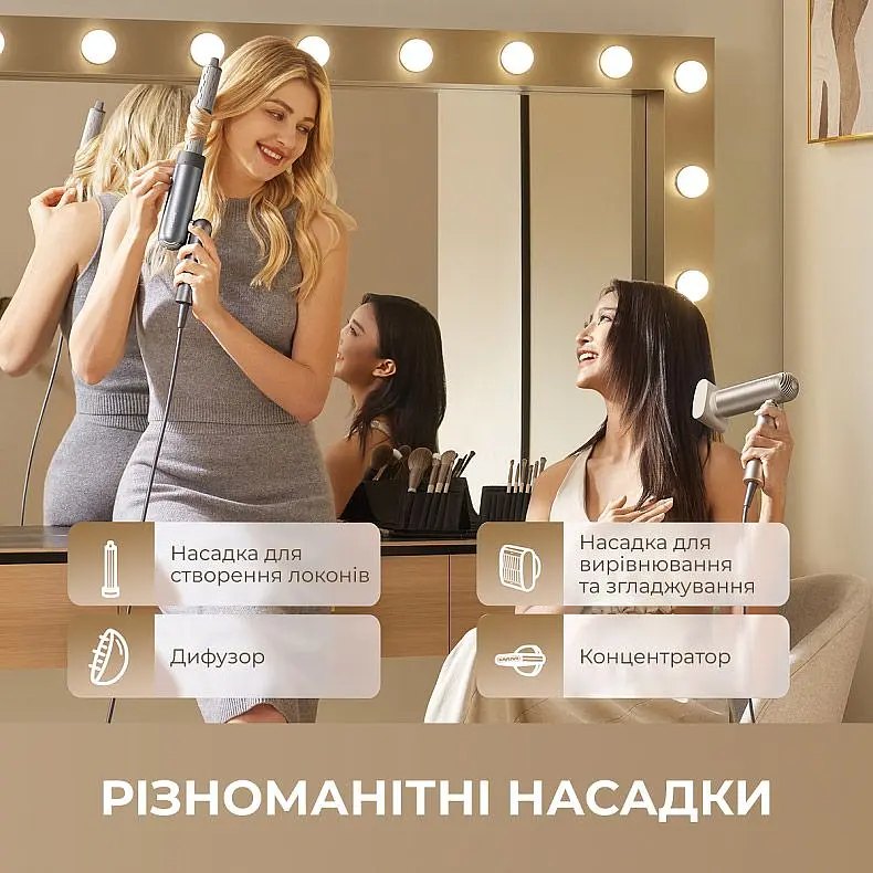 Фен-стайлер Dreame Pocket Pro 5in1 Titanium (AHD51PRO_T5) [174319] - фото 10