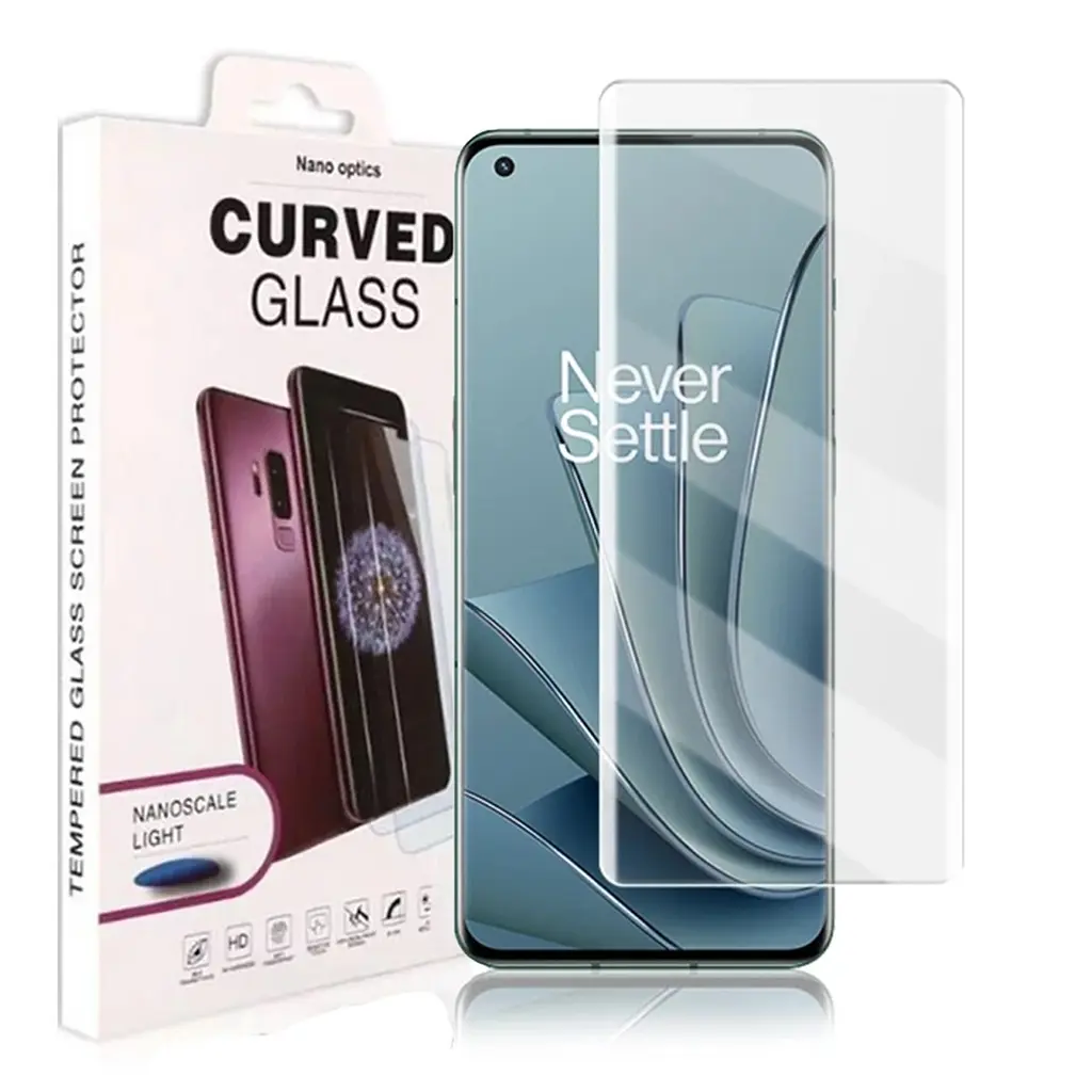 Защитное стекло DK для OnePlus 11 UV Curved 015456 clear 2 шт. - фото 4