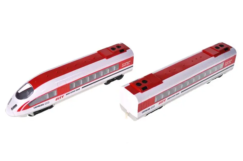Іграшковий швидкісний поїзд на радіокеруванні світлозвукові ефекти Express Train 666-696A, в коробці р.77,8x10,5x13 см YG Toys - фото 6