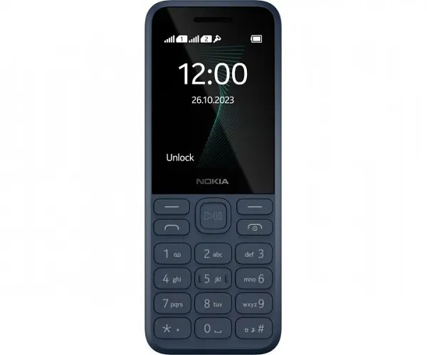 Телефон Nokia 130 TA-1576 Dual Sim 2023 кнопковий темно-синій (6438409089151) - фото 3