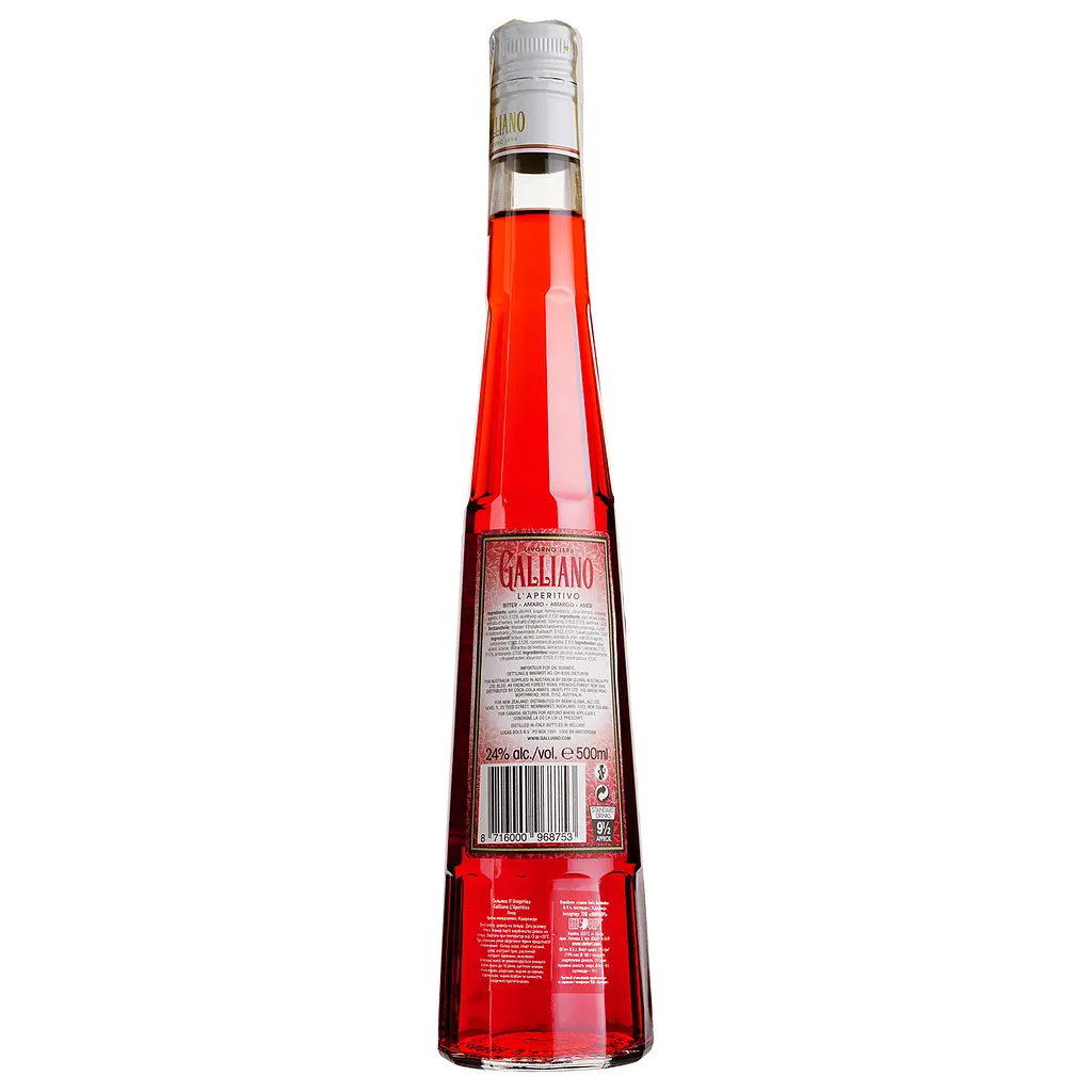 Ликер Galliano L’Aperitivo, 24 %, 0,5 л - фото 2