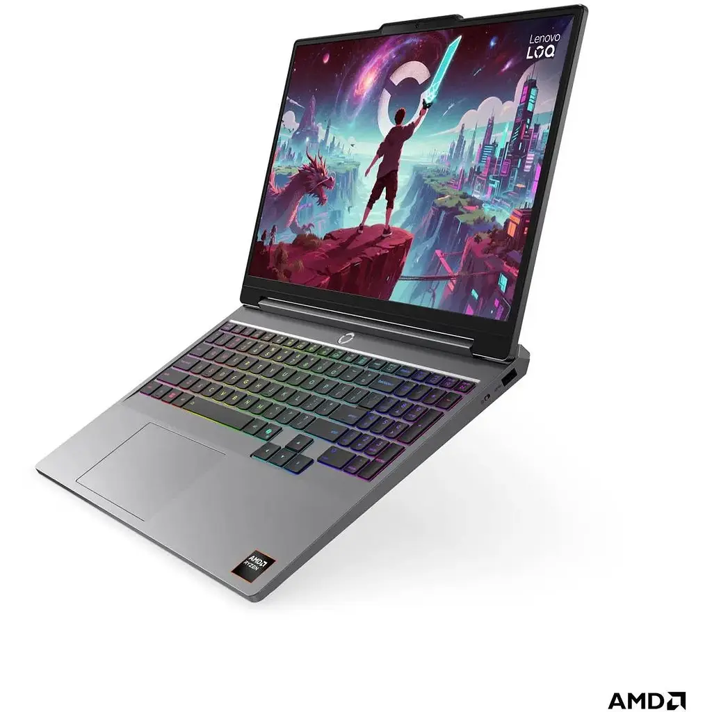 Ноутбук Lenovo LOQ 15AHP11 Luna Grey (83TN0036CK) - фото 5