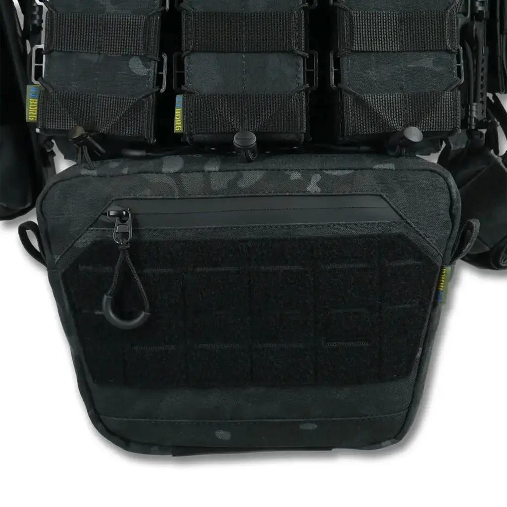 Плитоноска Kiborg GU gen.2 + 8 підсумків Black Multicam (1000-k77001) - фото 6