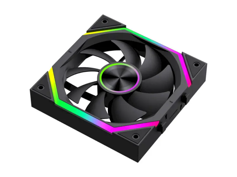Корпусний вентилятор Gamemax FN12A-N2 WL Black 3-Pack - фото 6