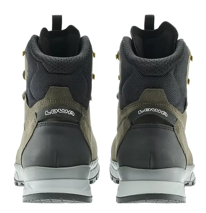 Ботинки мужские Lowa Delago GTX MID Man 41 Черный-Оливковый - фото 6