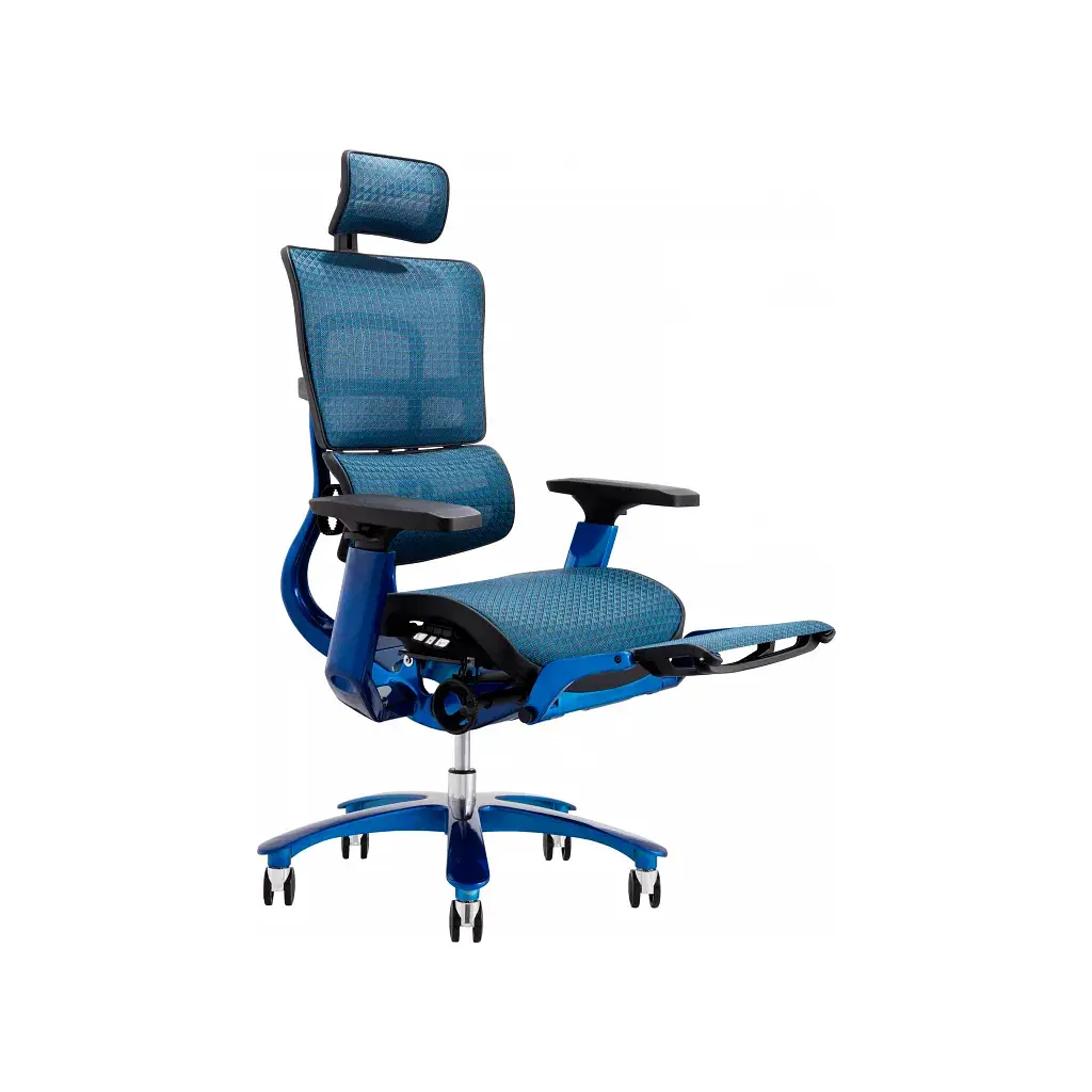 Офісне крісло GT Racer X-815L Black/Blue (X-815L Black/Blue (W-85)) - фото 3