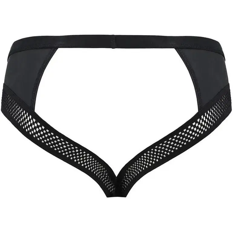 Трусы мужские Passion 030 Slip Open Tom black L/XL - фото 4