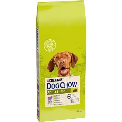 Сухий корм для собак Purina Dog Chow Adult Lamb зі смаком ягняти 14 кг (7613034487636) - фото 2