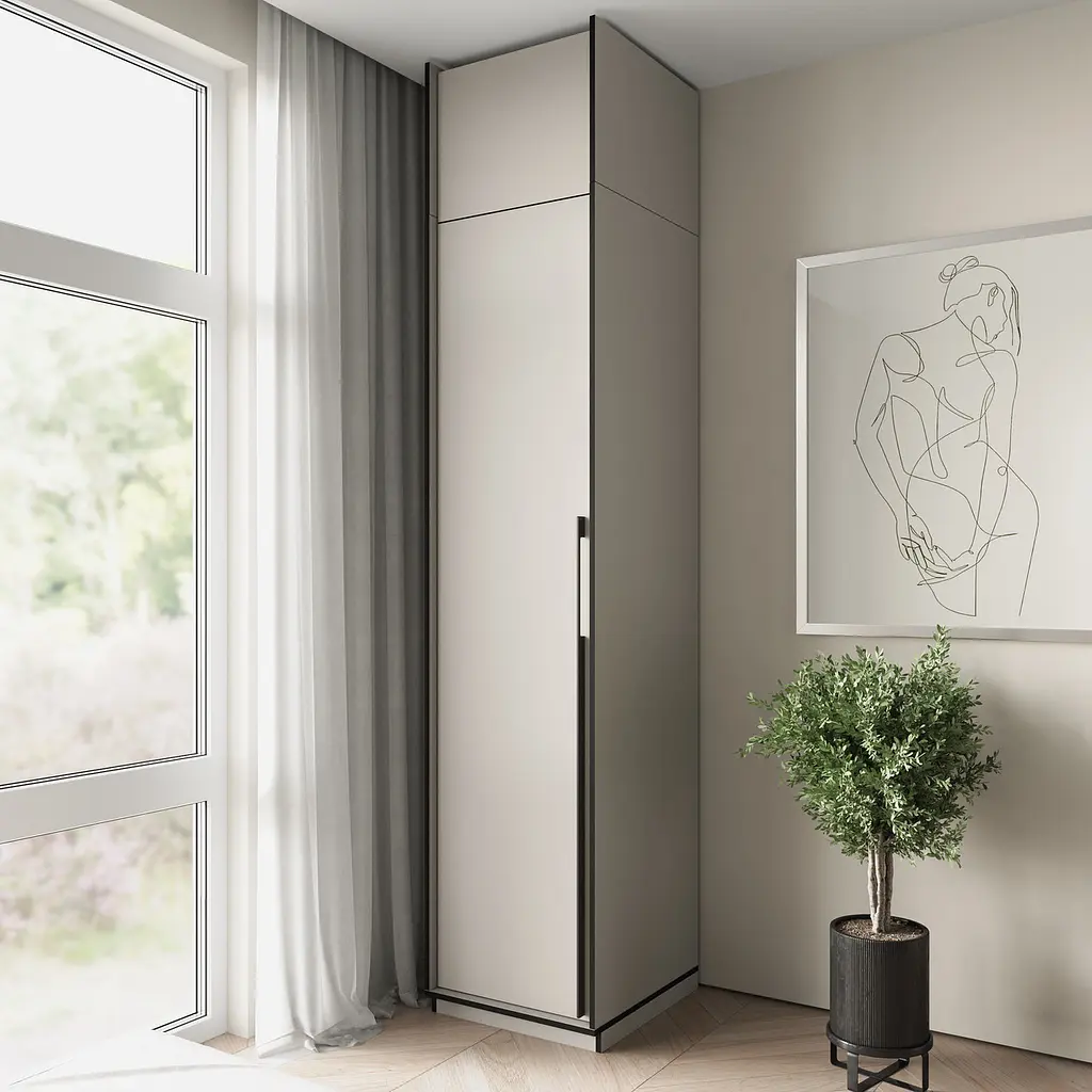 Пенал для дому Flamecame зі штангою у спальню FR-12 Кашемір - фото 3