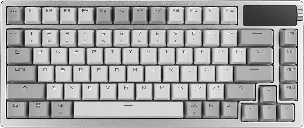 Клавіатура бездротова Asus ROG Azoth RGB WL BT White (90MP031A-BKUA11) - фото 6