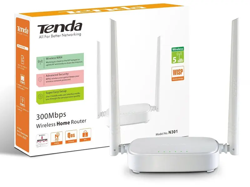 Маршрутизатор (роутер) Tenda N301 - фото 5