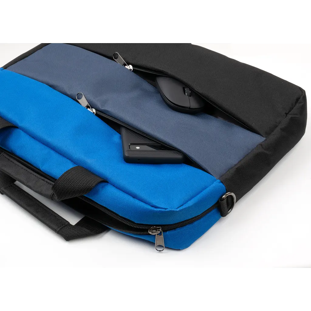 Сумка для ноутбука Vinga 15.6" NB1120 black/blue (NB1120BB) - фото 5