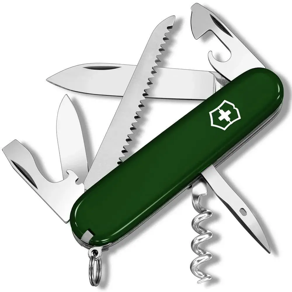 Ніж Victorinox Camper 91мм,13функ,зел - фото 3