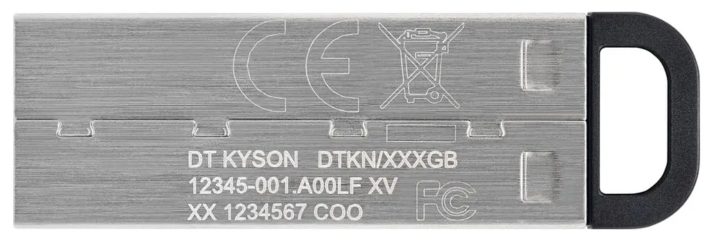 Flash Drives DataTraveler Kyson 64GB USB 3.2 (DTKN/64GB) Silver/Black Kingston teh0023315 - фото 4