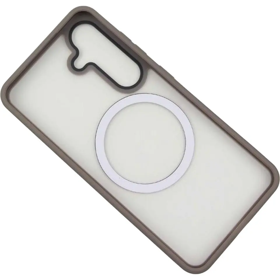 Чохол Epic Metal Buttons with MagSafe для Samsung Galaxy S25 Edge Grey [141795] - фото 4