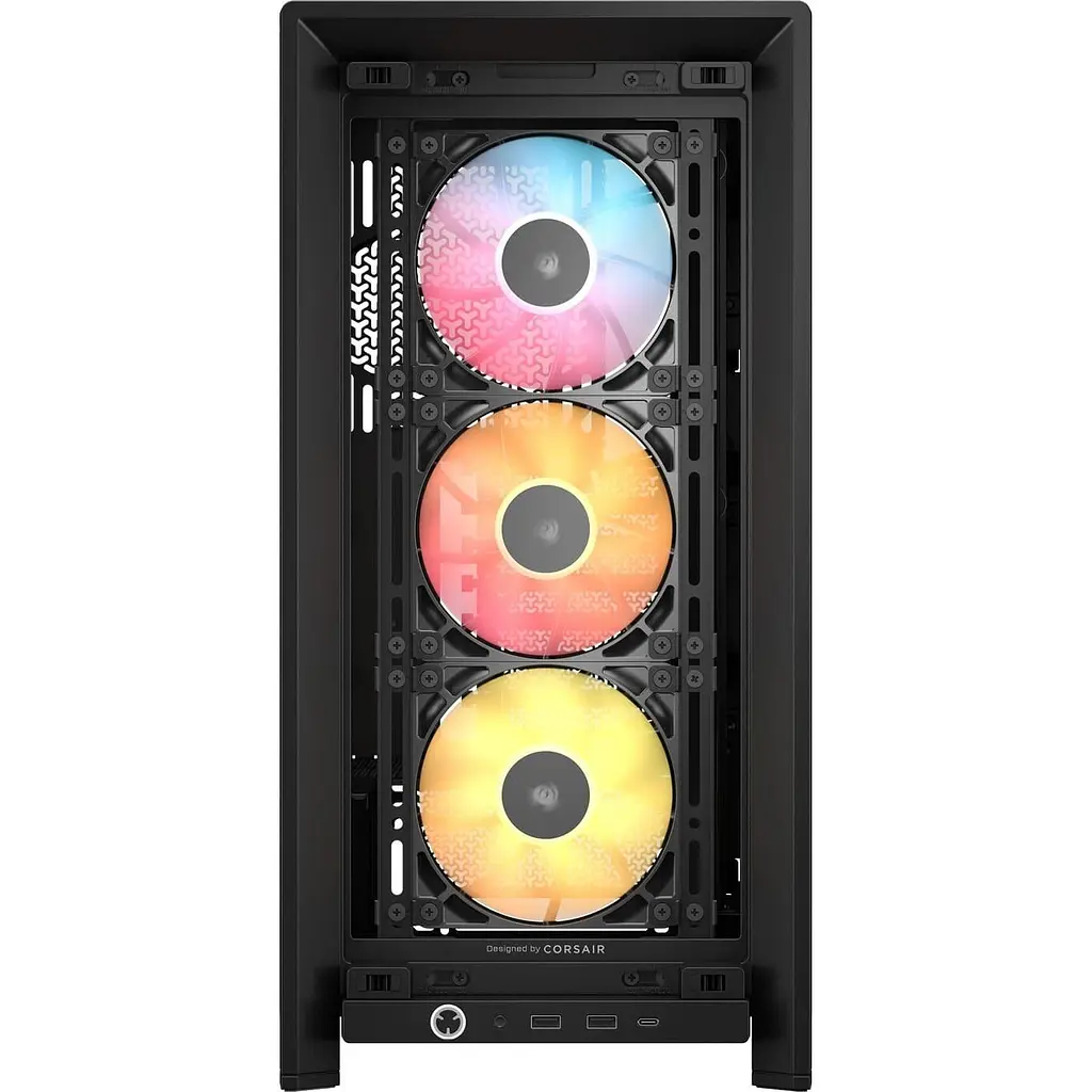 Корпус Corsair FRAME 4000D RS ARGB Tempered Glass без БП Black (CC-9011296-WW) - фото 6