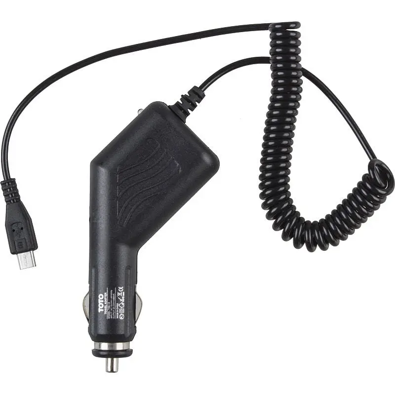 Автомобильное зарядное устройство TOTO TZS-19 Car charger MicroUsb 1A 1.5m Black - фото 2