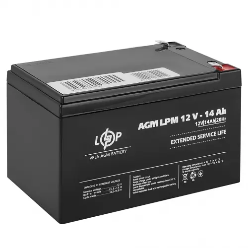 Акумулятор LogicPower AGM LPM 12V - 14 Ah - фото 2