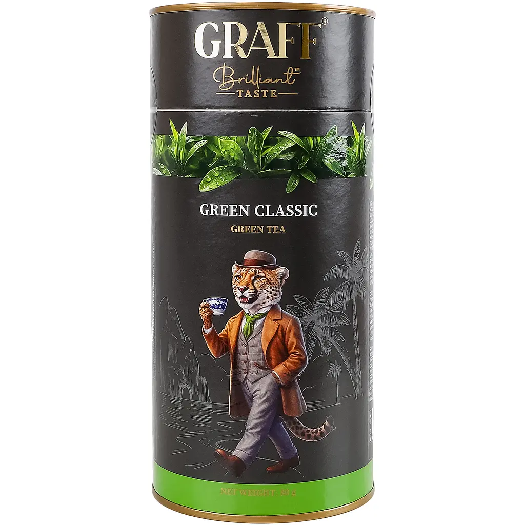Чай байховий зелений Graff Green Classic 240 г (3 шт. х 80 г) - фото 4