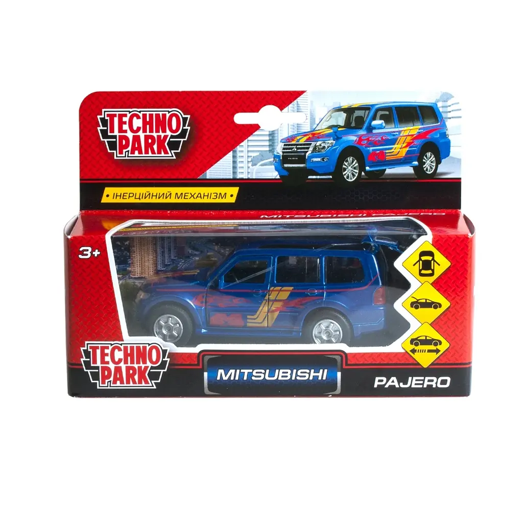 Автомобільний технопарк Mitsubishi Pajero Sport, синій (SB-17-61-MP-S-WB) - фото 11