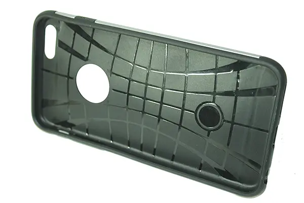 Чохол на iPhone 5/5s/SE задня кришка з підставкою срібний - фото 6