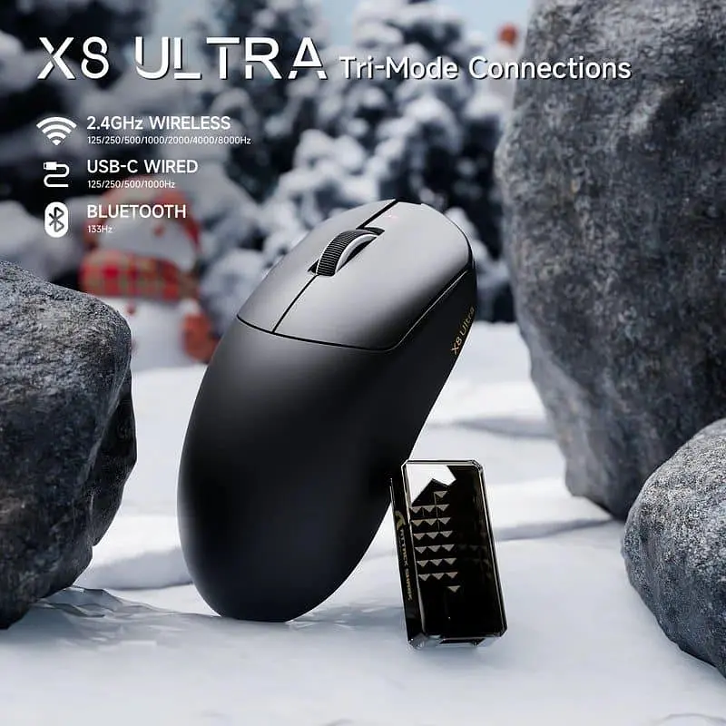 Мышь Attack Shark X8 Ultra Wireless (AS-6972792471846-B) Black (G-000003625) - фото 7