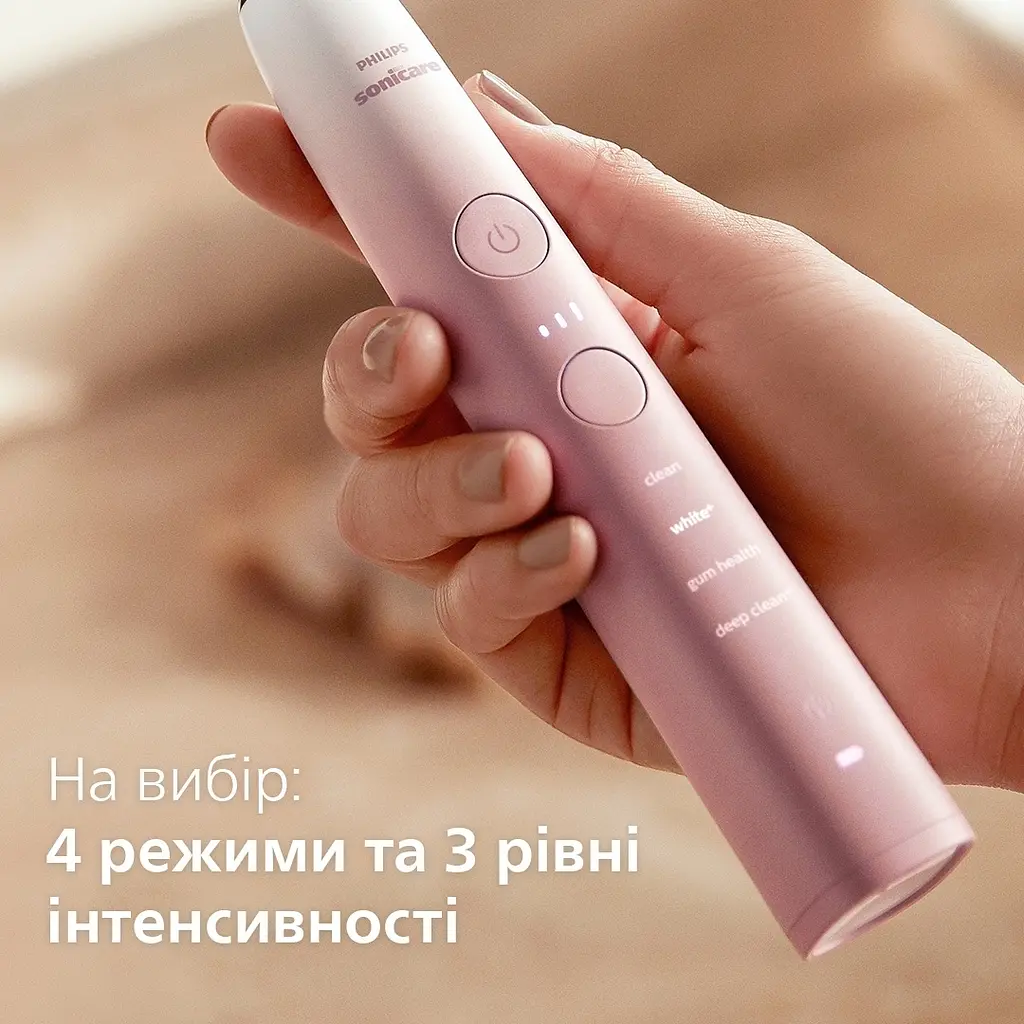 Электрическая зубная щетка Philips Sonicare DiamondClean 9000 Series розовая (HX9911/84) - фото 11