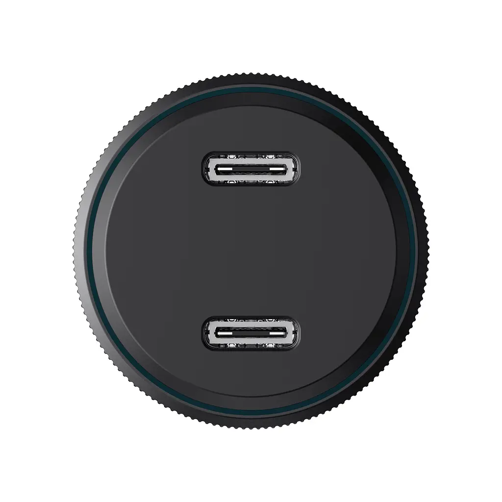Автомобільний зарядний пристрій HAVIT HV-CC2014 60W 2xUSB-C Black HAVIT (28127-000) - фото 3
